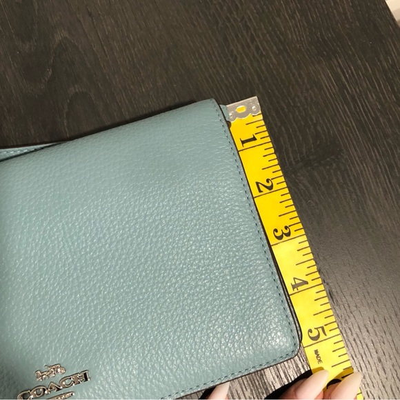 Coach Blue Leather Crossbody Bag - Picture 8 of 10